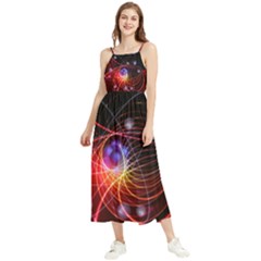 Physics Quantum Physics Particles Boho Sleeveless Summer Dress by Sarkoni