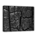 Coal Charred Tree Pore Black Canvas 14  x 11  (Stretched) View1