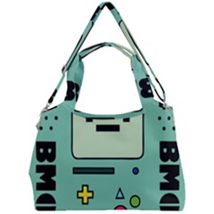 Adventure Time Beemo Bmo Illustration Cartoons Double Compartment Shoulder Bag by Sarkoni