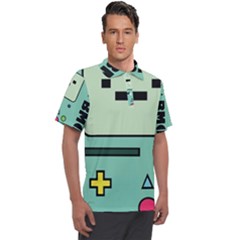 Adventure Time Beemo Bmo Illustration Cartoons Men s Polo T-shirt by Sarkoni