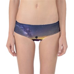 Bed Of Purple Petaled Flowers Photography Landscape Nature Classic Bikini Bottoms by Sarkoni