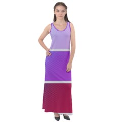 Pattern Banner Set Dot Abstract Sleeveless Velour Maxi Dress by Apen