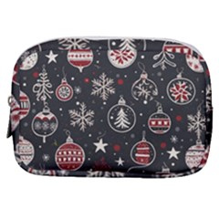 Christmas Decoration Winter Xmas Make Up Pouch (small) by Modalart