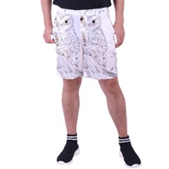 Owl Bird Wildlife Bird Of Prey Men s Pocket Shorts by Modalart