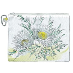 Thistle Alpine Flower Flower Plant Canvas Cosmetic Bag (xxl) by Modalart