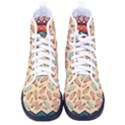 Ethnic-tribal-pattern-background Men s High-Top Canvas Sneakers View1