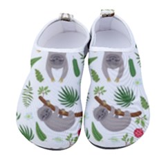 Seamless Pattern With Cute Sloths Women s Sock-style Water Shoes