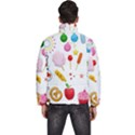 Summer Fair Food Goldfish Men s Puffer Bubble Jacket Coat View4