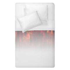 Effect Pattern Brush Red Duvet Cover (single Size) by Amaryn4rt