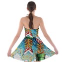 Cartoon Game Games Starry Night Doctor Who Van Gogh Parody Strapless Bra Top Dress View2