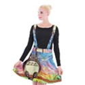 Totoro Starry Night Art Van Gogh Parody Suspender Skater Skirt View1