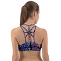Castle Hogwarts Starry Night Print Van Gogh Parody Back Web Sports Bra View2