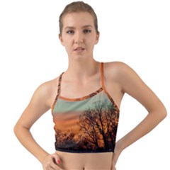 Twilight Sunset Sky Evening Clouds Mini Tank Bikini Top by Amaryn4rt