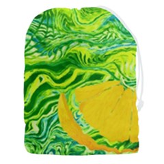 Zitro Abstract Sour Texture Food Drawstring Pouch (3xl) by Amaryn4rt