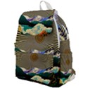 Surreal Art Psychadelic Mountain Top Flap Backpack View1