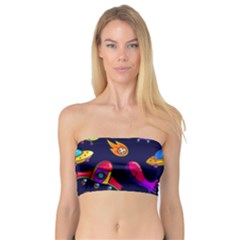 Space Pattern Bandeau Top by Bedest