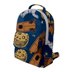 Missile Pattern Flap Pocket Backpack (large) by Bedest