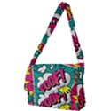 Comic Colorful Seamless Pattern Full Print Messenger Bag (S) View1