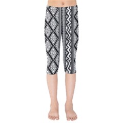 Tribal African Pattern Kids  Capri Leggings  by Pakjumat