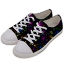 Stained Glass Crystal Art Men s Low Top Canvas Sneakers View2