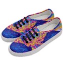 Abstract Paisley Art Pattern Design Fabric Floral Decoration Women s Classic Low Top Sneakers View2