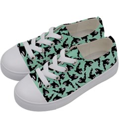 Orca Killer Whale Fish Kids  Low Top Canvas Sneakers by Pakjumat