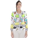 Sketch Cartoon Space Set Women s Windbreaker View1