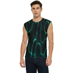 Green Pattern Background Abstract Men s Raglan Cap Sleeve T-shirt by Hannah976