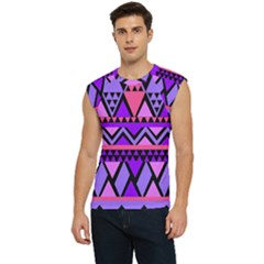 Seamless Purple Pink Pattern Men s Raglan Cap Sleeve T-shirt by Hannah976