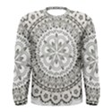 Vector Mandala Drawing Decoration Men s Long Sleeve T-Shirt View1