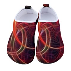 Colorful Prismatic Chromatic Men s Sock-style Water Shoes by Hannah976