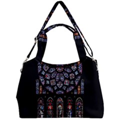 Rosette Cathedral Double Compartment Shoulder Bag by Hannah976