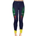 Rocket Halftone Astrology Astronaut Everyday Leggings  View1