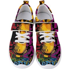 Xtreme Skateboard Graffiti Men s Velcro Strap Shoes by Sarkoni