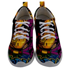 Xtreme Skateboard Graffiti Mens Athletic Shoes by Sarkoni