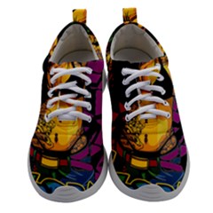 Xtreme Skateboard Graffiti Women Athletic Shoes by Sarkoni