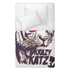 Krazy Katz 3d Tiger Roar Animal Duvet Cover (single Size) by Sarkoni