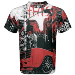 Cars City Fear This Poster Men s Cotton T-shirt by Sarkoni