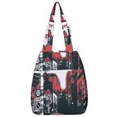 Cars City Fear This Poster Center Zip Backpack by Sarkoni