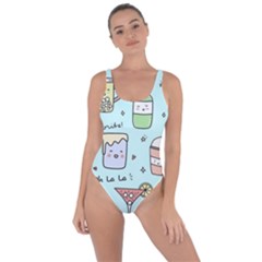 Drinks Cocktails Doodle Coffee Bring Sexy Back Swimsuit by Apen