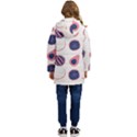 Fruits Halves Pattern Design Kids  Hooded Longline Puffer Jacket View4