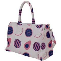 Fruits Halves Pattern Design Duffel Travel Bag by Apen