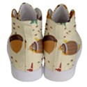 Leaves Foliage Acorns Barrel Women s Hi-Top Skate Sneakers View4