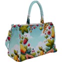 Fruits Sweet Papaya Orange Pattern Duffel Travel Bag View2