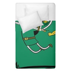 Adventure Time The Legend Of Zelda Duvet Cover Double Side (single Size) by Sarkoni