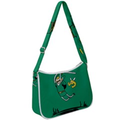 Adventure Time The Legend Of Zelda Zip Up Shoulder Bag by Sarkoni