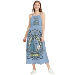 Drawing Illustration Anime Cartoon My Neighbor Totoro Boho Sleeveless Summer Dress by Sarkoni