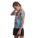 Adventure Time Avengers Age Of Ultron Kids  Frill Chiffon Blouse View2