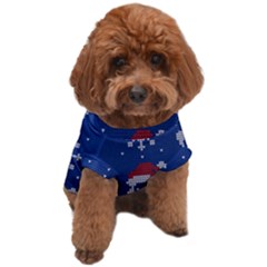 Santa Clauses Wallpaper Dog T-shirt by artworkshop