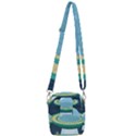 Illustration Ufo Alien  Unidentified Flying Object Shoulder Strap Belt Bag View3